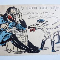 CPA Cartier Général Mayence Agence - Wolff  Guerre 1914-18