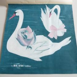 Dessin original linge de maison  Le Blanc Moderne