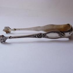 Pince à sucre argent massif Minerve