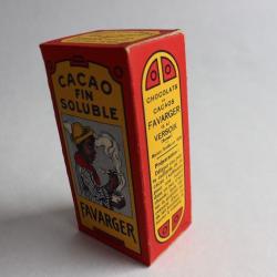 Boite chocolat FAVARGER 1910/30 collections publicités