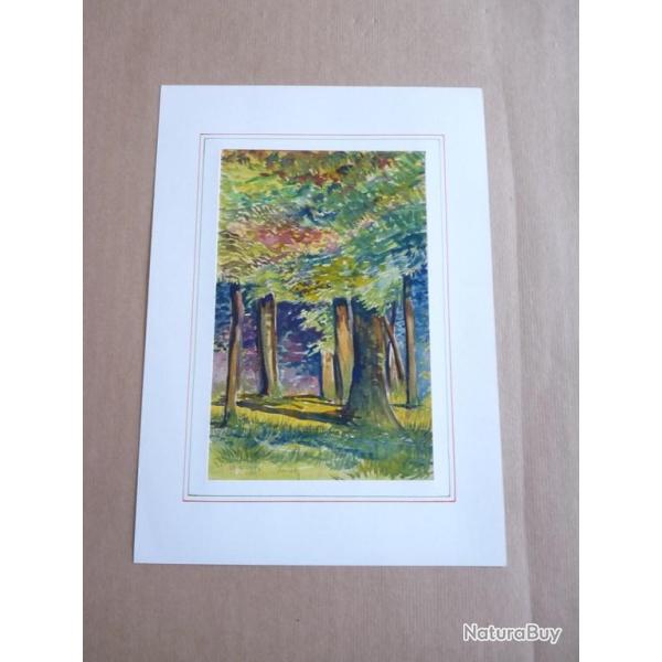 Aquarelle Fort Possaz 1906