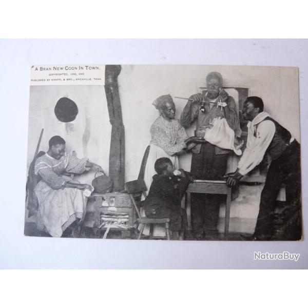 CPA US Noir Am�ricain  La p�se   cartes postales