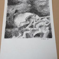 Dessin à l'encre par C.Berlie