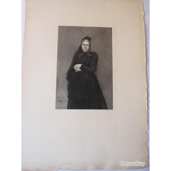 Gravure originale J. Lefebvre Ad. Didier