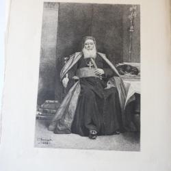 Gravure originale L. Bonnat MASSARD Orthodoxe Religion