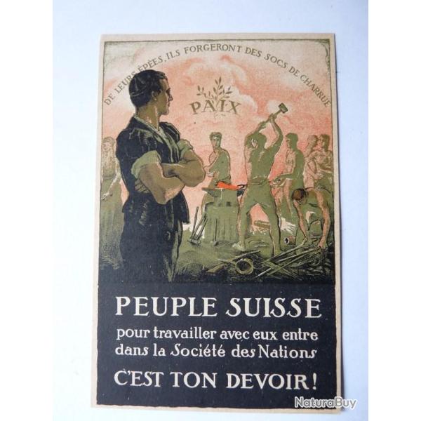 CPA Suisse Soci�t� des Nations politique