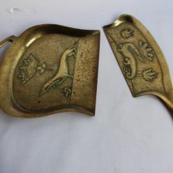 Ramasses braises armoriés couronnes fleurs de Lys noblesse Française