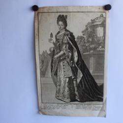 Gravure Eleonora Magdalena Theresia impératrice des Romains