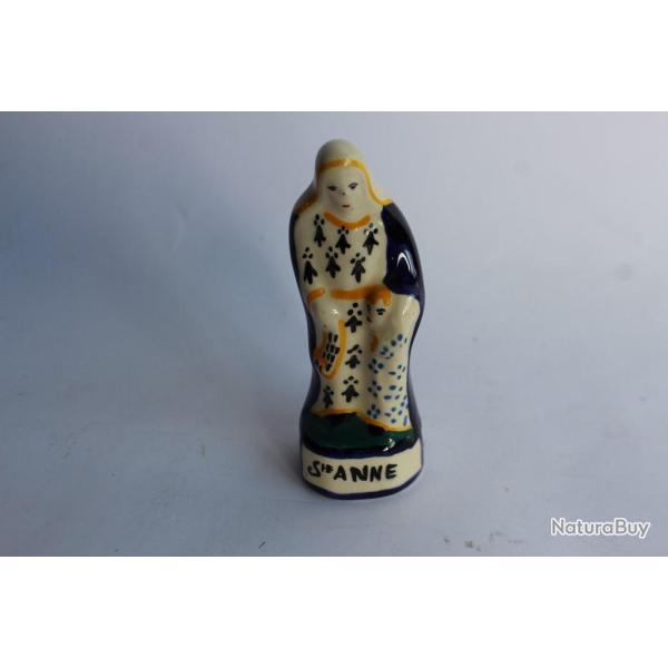 C�ramique de Quimper vierge Ste Anne d'Auray Bretagne