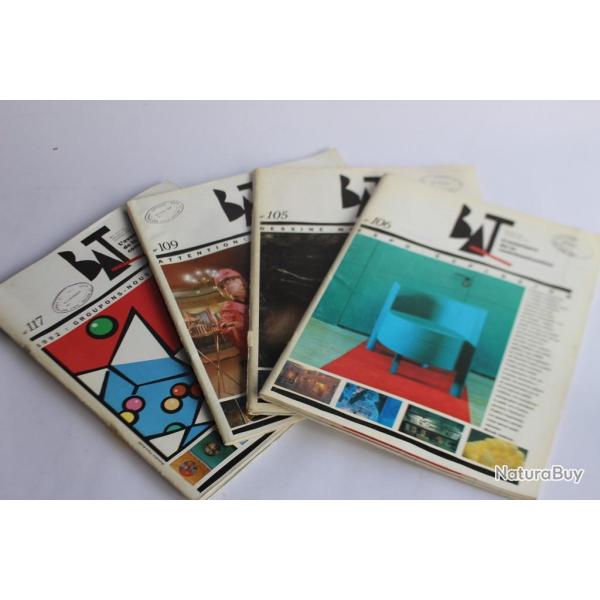 Lot revues Bat L'aventure de la communication magazines 1988/91