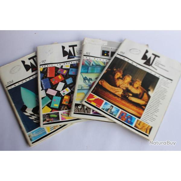 Lot revues Bat L'aventure de la communication magazines 1986/88