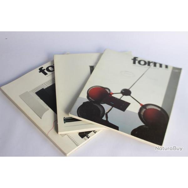 Lot revues Form Design Sudois magazines 1988/91