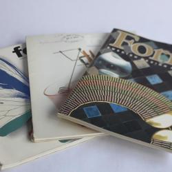 Lot revues Form Design Suédois magazines 1986/87