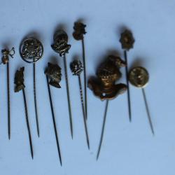 Épingles à cravate (11) anciennes