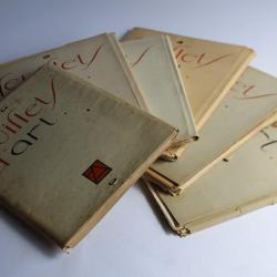 Feuillets d'art n°1 à 6 revue Lucien VOGEL Art déco