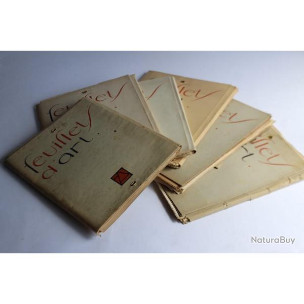 Feuillets d'art n1  6 revue Lucien VOGEL Art dco