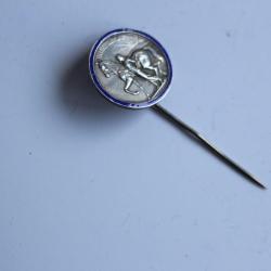 &Eacute;pingle &agrave; cravate argent France hippique cheval &eacute;quitation