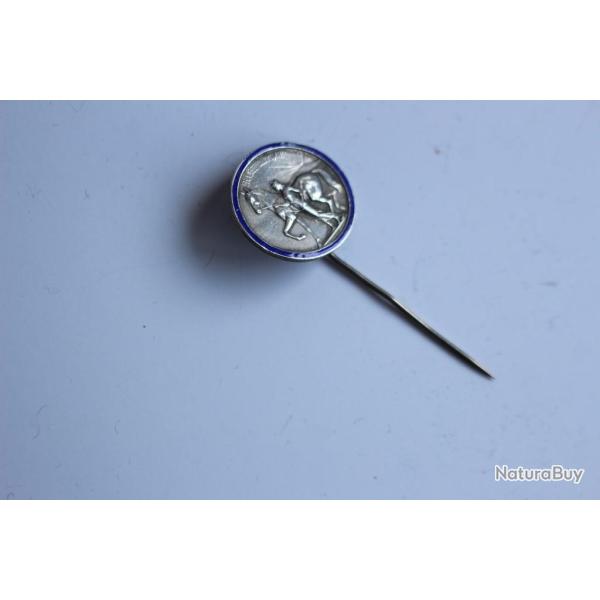 �pingle � cravate argent France hippique cheval �quitation