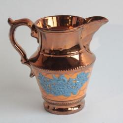 Pichet fa&iuml;ence Jersey XIXe si&egrave;cle