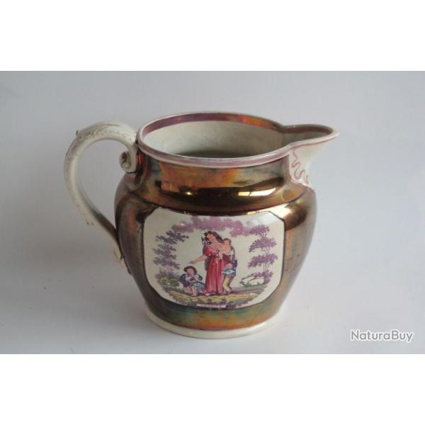 Pichet fa�ence Jersey Charity XIXe si�cle
