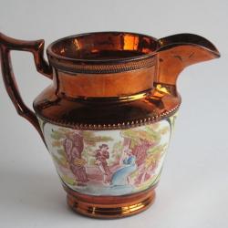 Pichet fa&iuml;ence Jersey XIXe si&egrave;cle