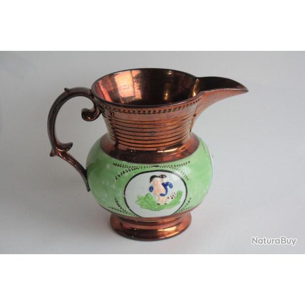 Pichet fa�ence Jersey XIXe si�cle