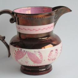 Pichet fa&iuml;ence Jersey XIXe si&egrave;cle