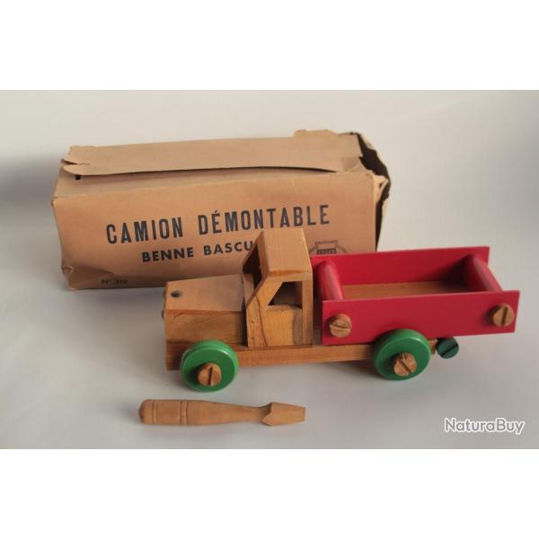 Jouet Camion d�montable Benne basculante bois Educo N�312