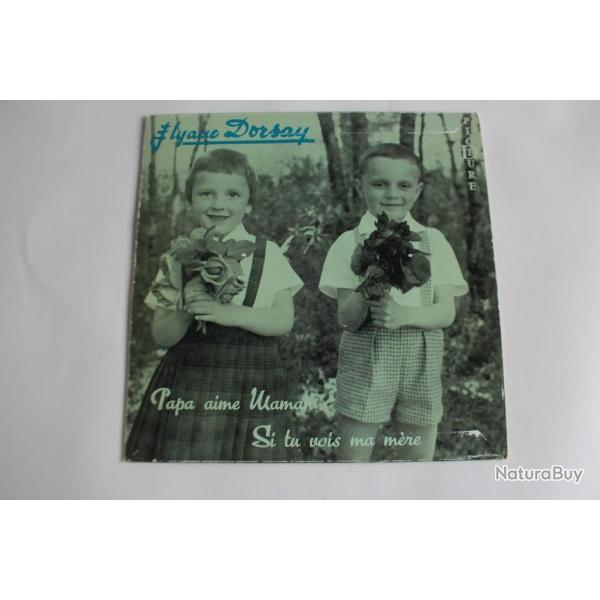 Vinyle 45T Elyane Dorsay Chante pour les mamans avec Claude Vasori