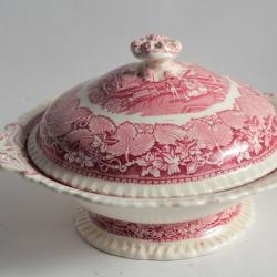 Légumier Terre de fer MASON'S Vista pink England