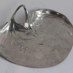 Ramasse-miettes étain Muguet Kayserzinn Art nouveau