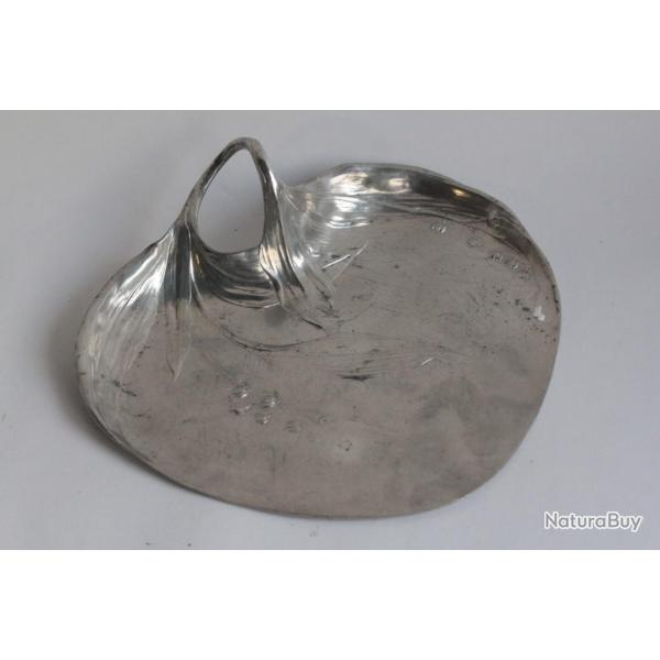 Ramasse-miettes �tain Muguet Kayserzinn Art nouveau