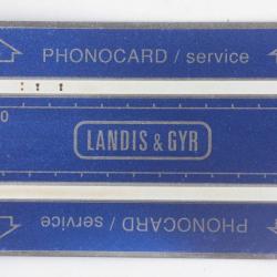 Télécarte de service Phonocard 3 Landis & Gyr 410K Suisse