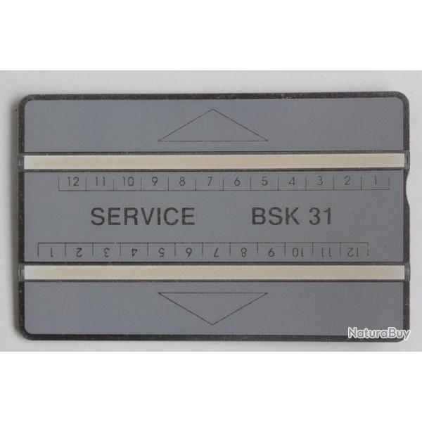 T�l�carte Suisse Landis & Gyr Service BSK 31