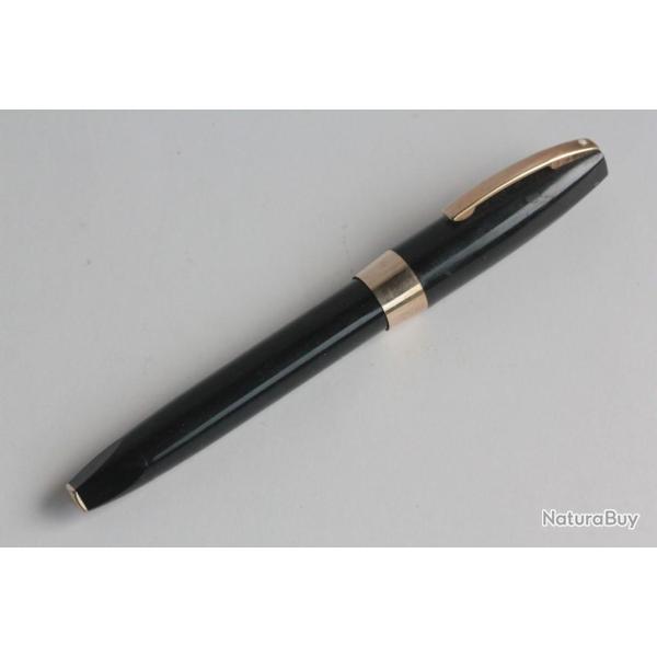 Stylo plume Sheaffer noir plume or 14K Snorkel
