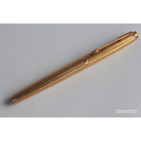 Stylo plume PARKER 75 plaqu� or Grains d'orge