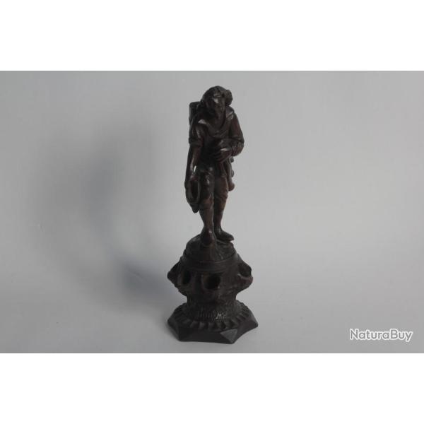 Pyrog�ne bois sculpt� Personnage Art Populaire For�t Noire