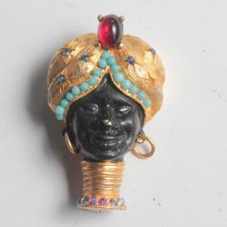 Ancienne broche Blackamoor Bijoux