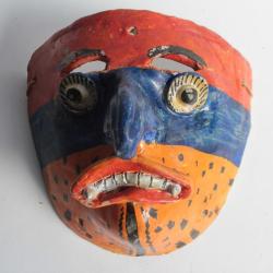 Masque céramique Mexico Art populaire