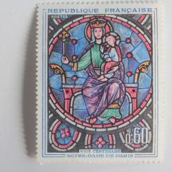 Timbre France Variété 1964 n°1419 Notre Dame de Paris