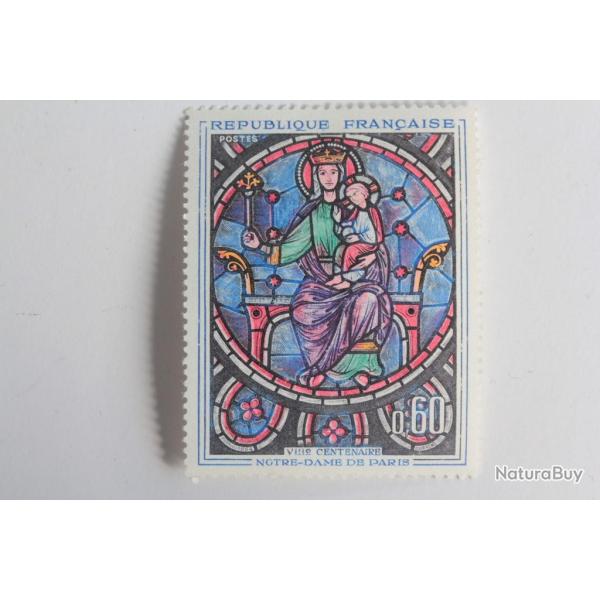 Timbre France Vari�t� 1964 n�1419 Notre Dame de Paris