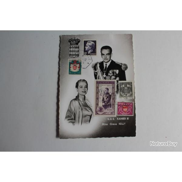 Carte Maximum Monaco Rainer III FDC 1954
