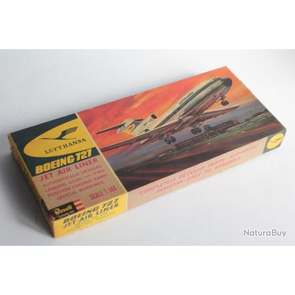 Maquette Avion kit Revell H-240 Boeing 727 Jet Air Liner Lufthansa
