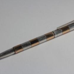 GUCCI Stylo bille argent et vermeil