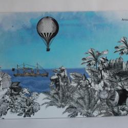 MONTBLANC Publicité stylo Meisterstück Around tne world in 80 days