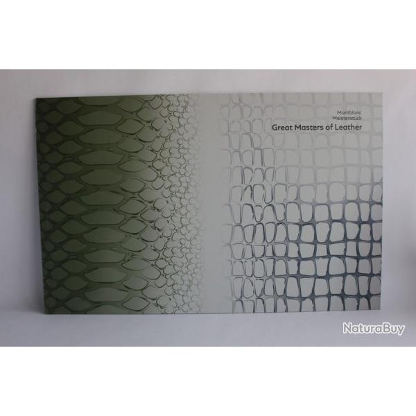 MONTBLANC Publicit� stylo Meisterst�ck Great Masters of Leather