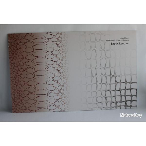 MONTBLANC Publicit� stylo Meisterst�ck Great Master Exotic Leather