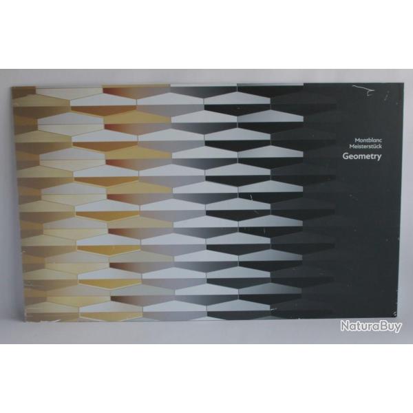 MONTBLANC Publicit� stylo Meisterst�ck Geometry