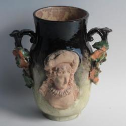 Vase barbotine Napoléon III