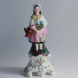 Porte plume porcelaine Vieux Paris XIXe siècle